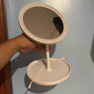 Adjustable LED Mirror Stand